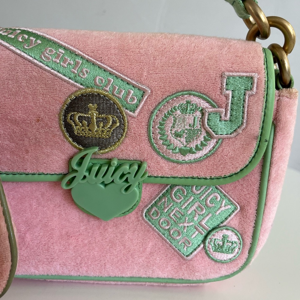 Auth Y2K JUICY COUTURE Terry Cloth Bag - Picture 4 of 15